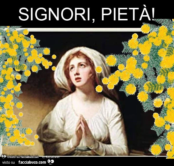 Signori, pietà