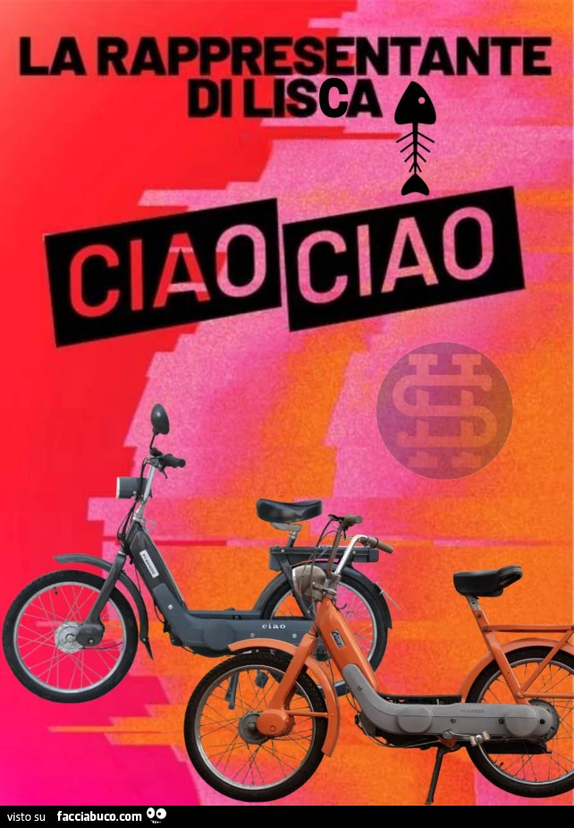 La rappresentante di lisca ciao ciao
