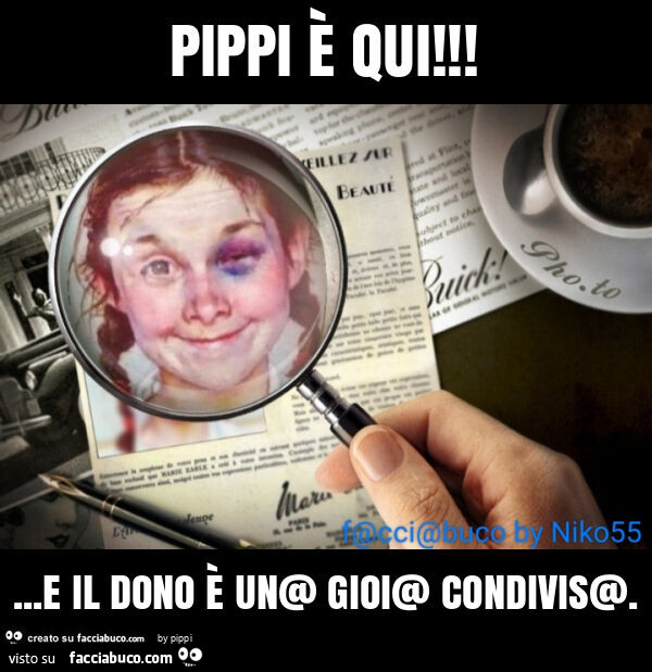 Pippi è qui! … e il dono è un@ gioi@ condivis