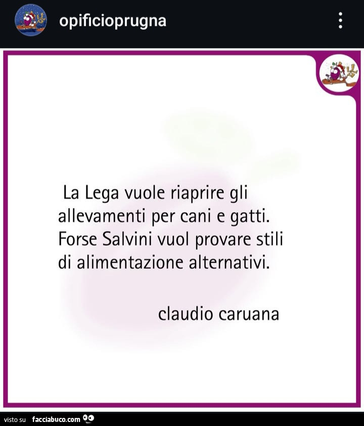 La lega vuole riaprire gli allevamenti per cani e gatti. Forse salvini vuol provare stili di alimentazione alternativi