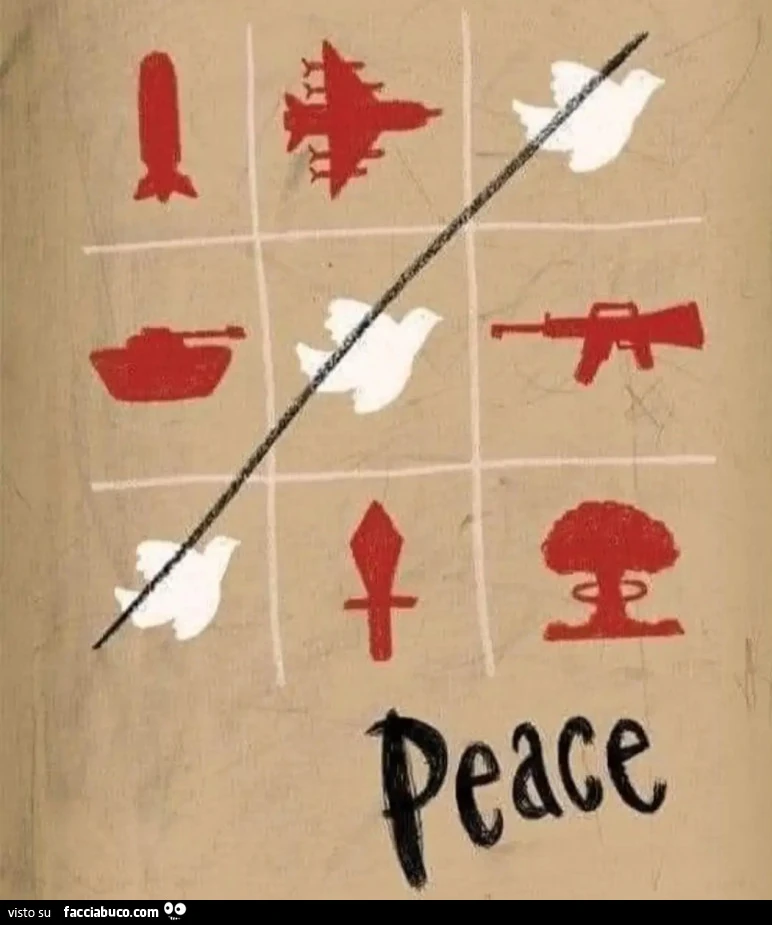 Pace tris armi peace