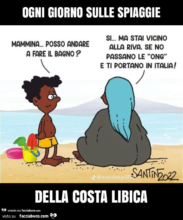Ogni giorno sulle spiaggie della costa libica