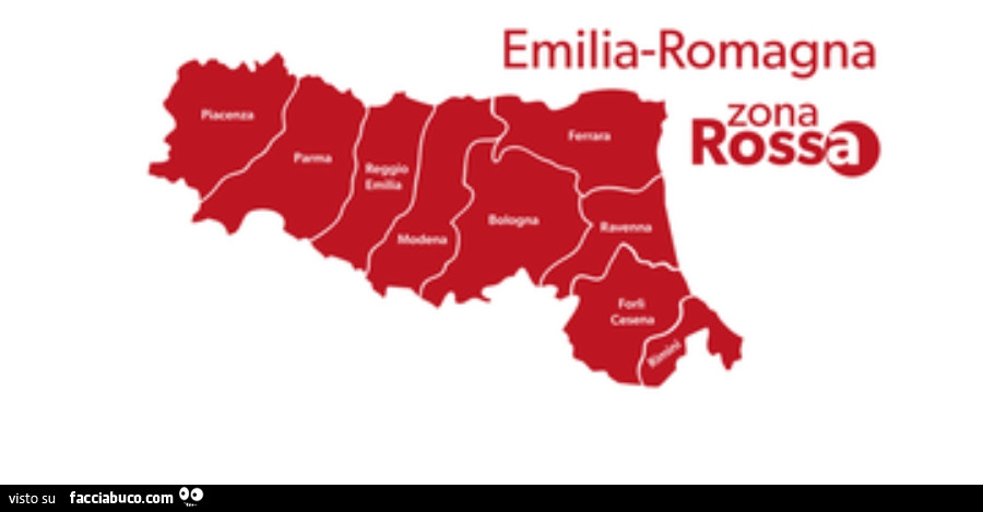 Emilia-romagna zona rosso