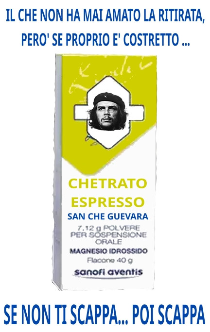 Il che non ha mai amato la ritirata, però se proprio è costretto