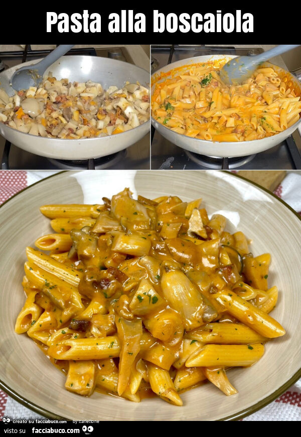 Pasta alla boscaiola