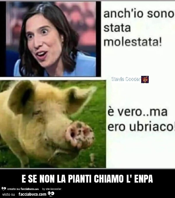 E se non la pianti chiamo l' enpa
