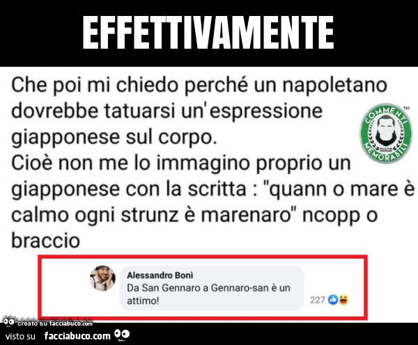 Effettivamente