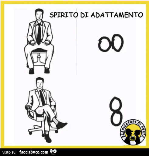 Spirito di adattamento palle accavallate