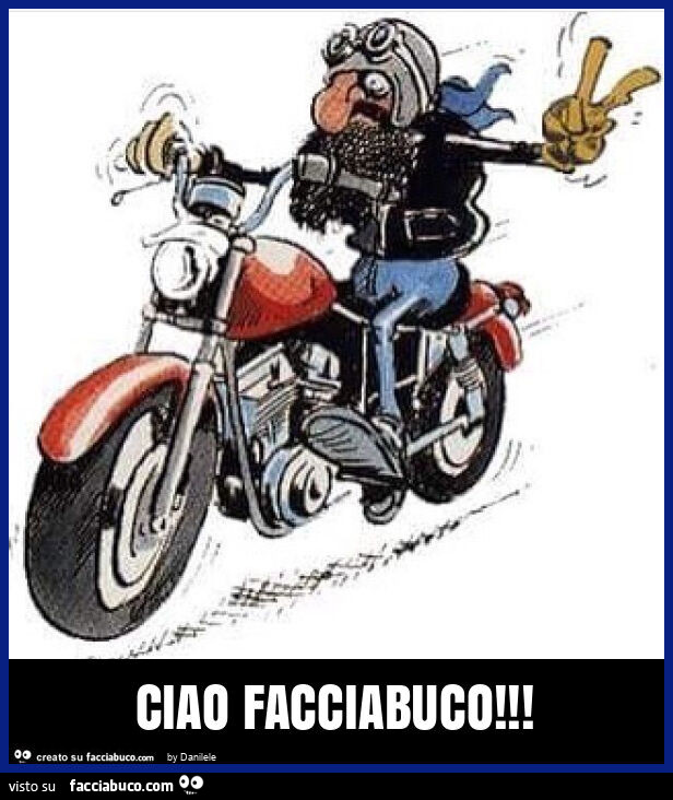 Ciao facciabuco