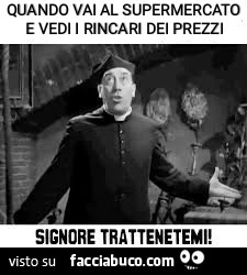 Quando vai al supermercato