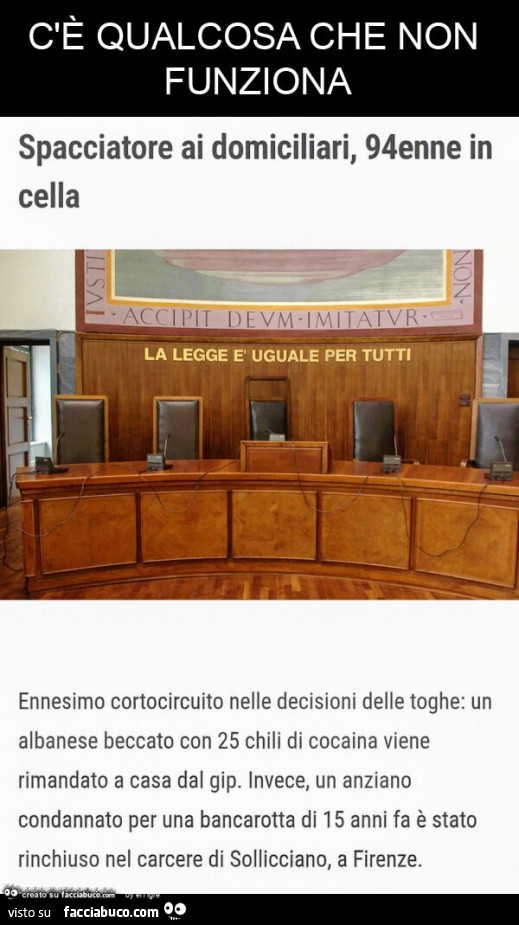 C'รจ qualcosa che non funziona