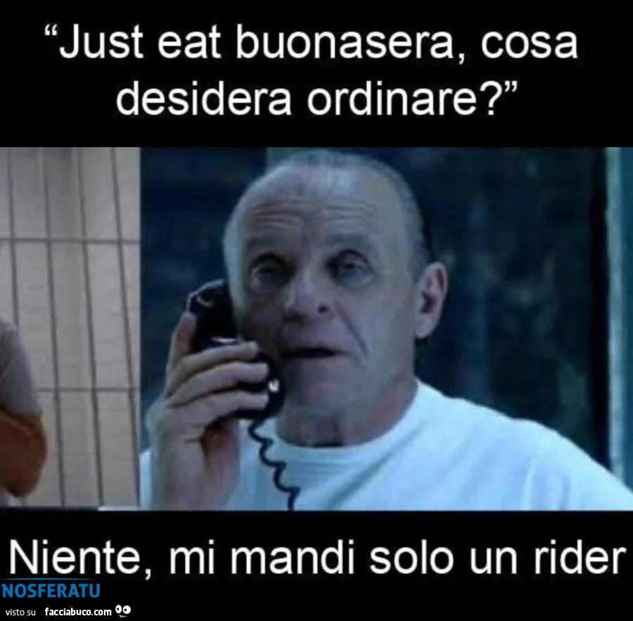 Just Eat consegna a Hannibal Lecter
