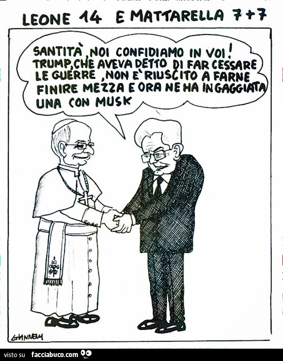 Leone 14 e Mattarella 7 7