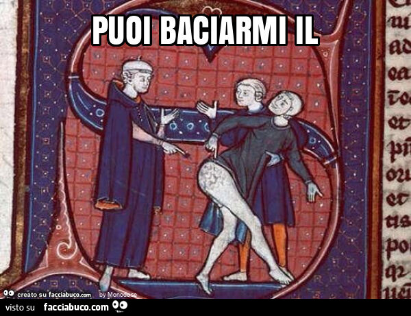 Puoi baciarmi il