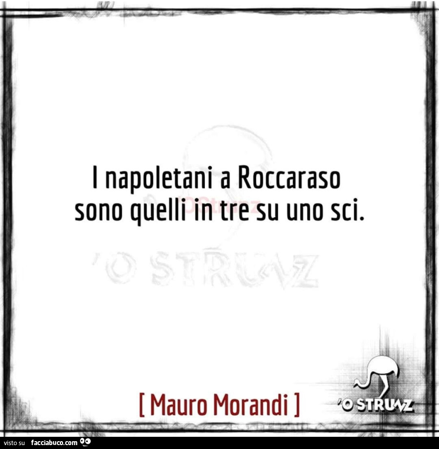 I napoletani a roccaraso sono quelli in tre su uno sci