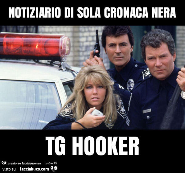 Notiziario di sola cronaca nera tg hooker