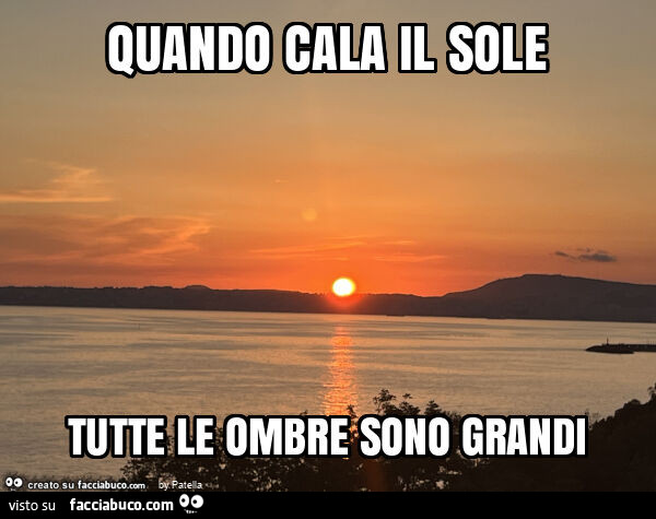 Ombre alla sera