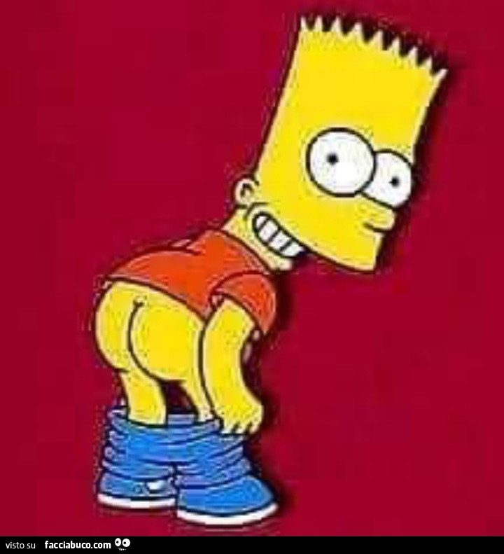 Bart mostra il culetto