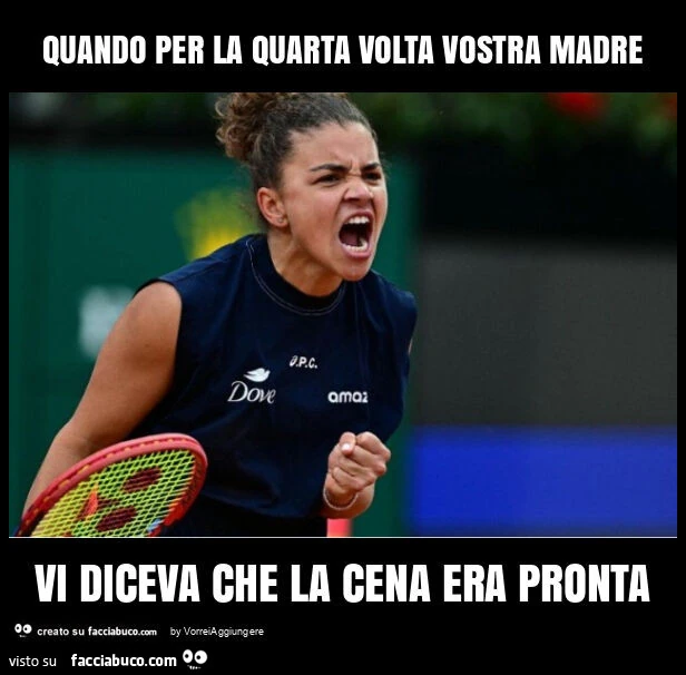 Quando per la quarta volta vostra madre vi diceva che la cena era pronta