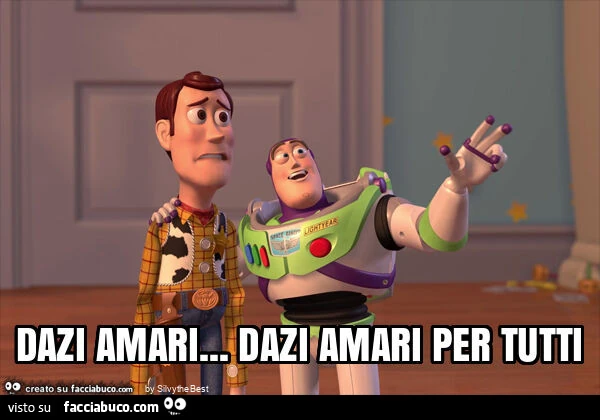 Dazi amari… dazi amari per tutti