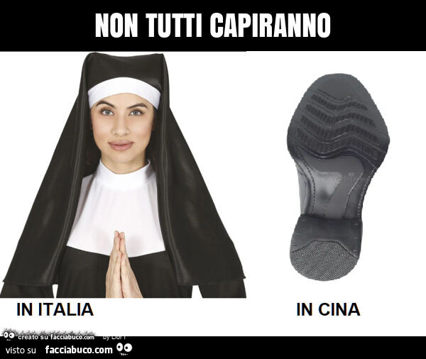 Non tutti capiranno