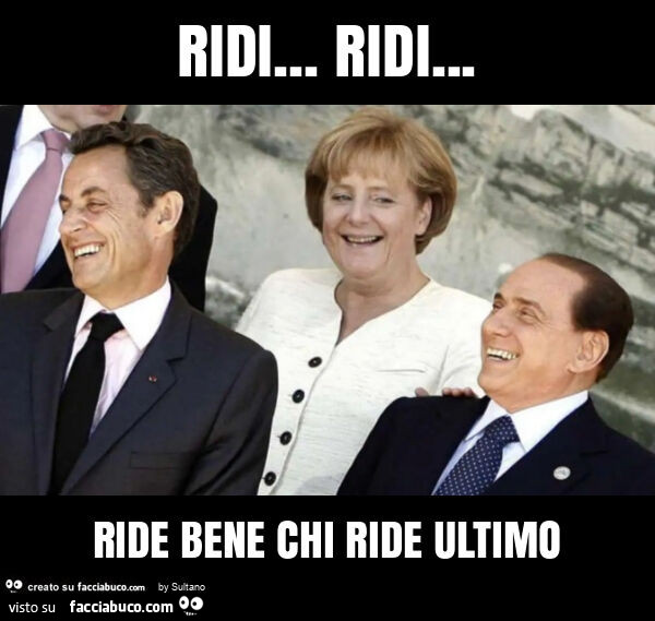 Ridi… ridi… ride bene chi ride ultimo