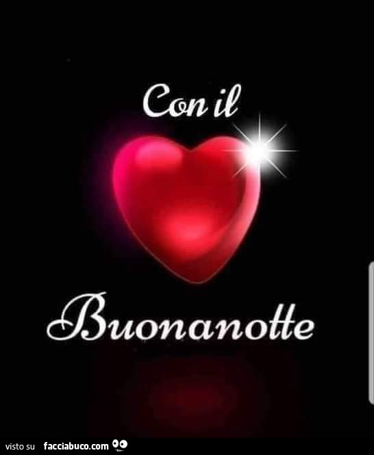 Con il cuore buonanotte