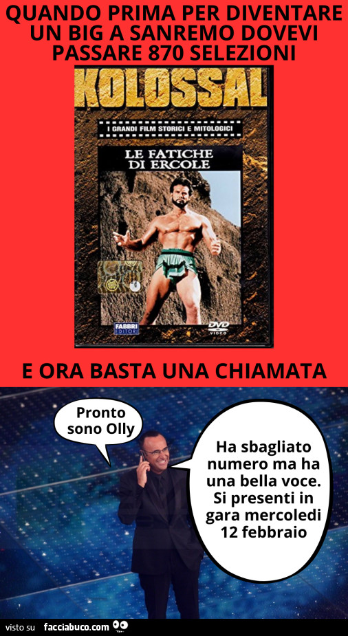 Meme festiv sanremo 2025