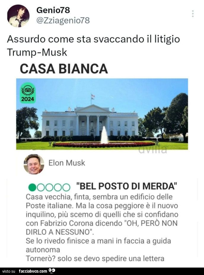 Assurdo come sta svaccando il litigio trump-musk