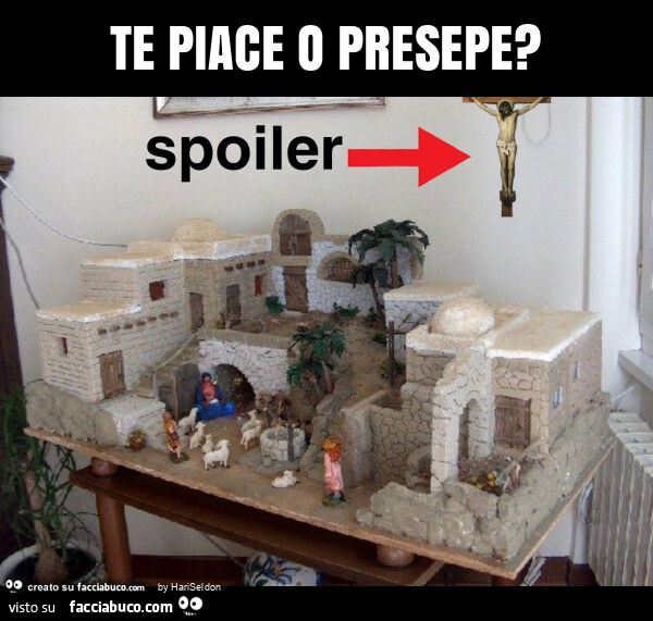 Te piace o presepe?