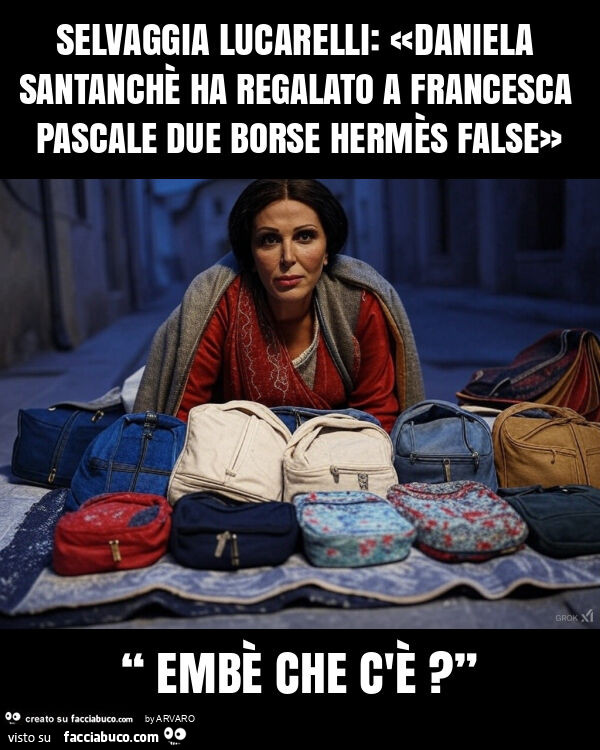 Selvaggia lucarelli: «daniela santanchè ha regalato a francesca pascale due borse hermès false» “ embè che c'è? ”