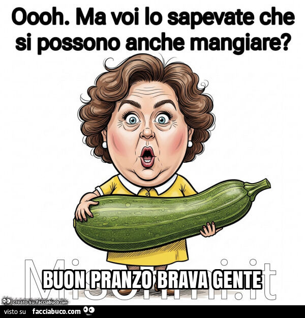 Buon pranzo brava gente