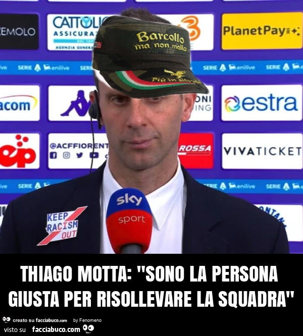 Thiago motta: "sono la persona giusta per risollevare la squadra"