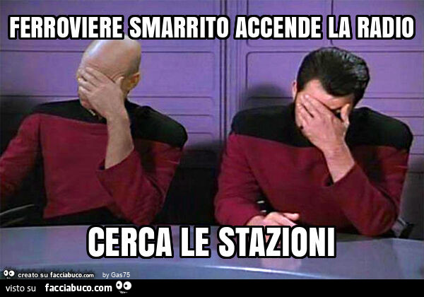 Ferroviere smarrito accende la radio cerca le stazioni
