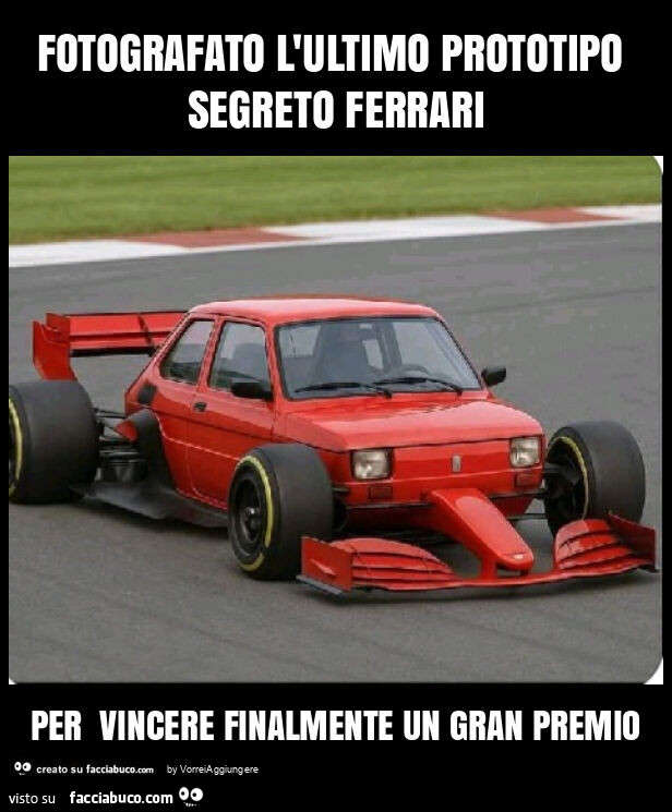 Fotografato l'ultimo prototipo segreto ferrari per vincere finalmente un gran premio