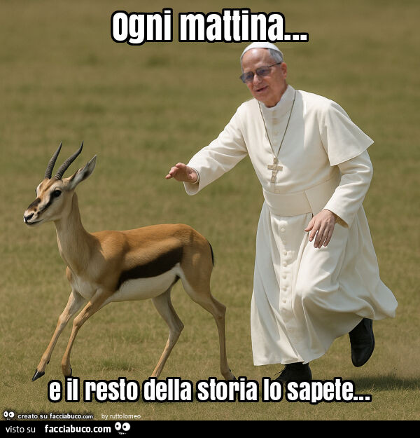 Ogni mattina… e il resto della storia lo sapete