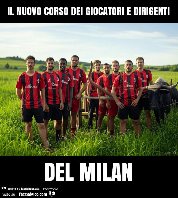 Il nuovo corso dei giocatori e dirigenti del milan