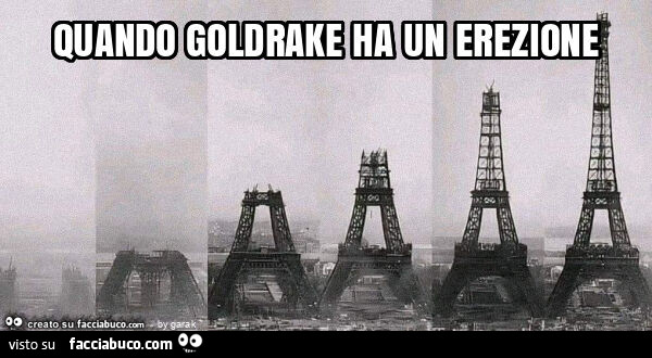 Quando goldrake ha un erezione