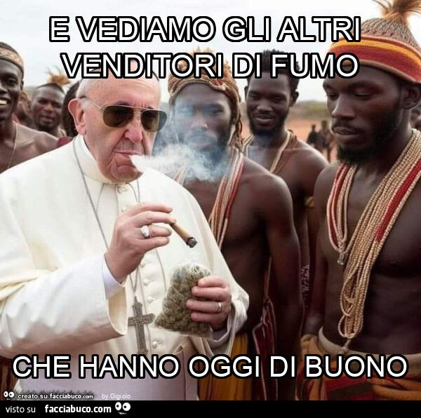 E vediamo gli altri venditori di fumo che hanno oggi di buono