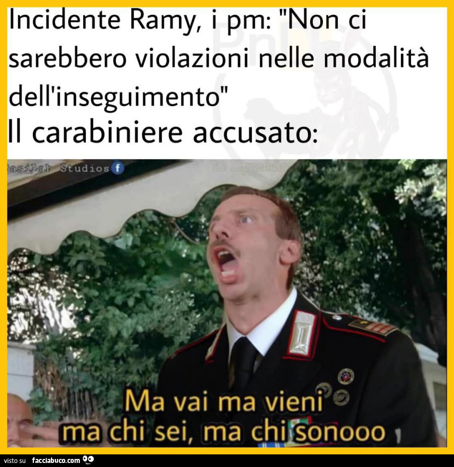 Inseguimento Ramy