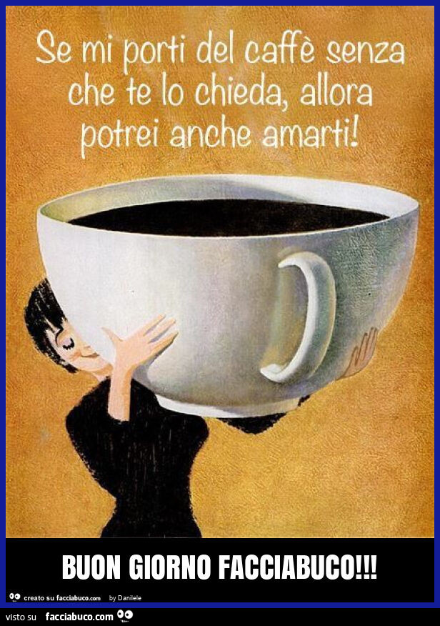 Buon giorno facciabuco