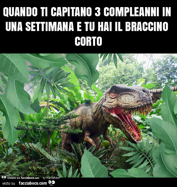Quando ti capitano 3 compleanni in una settimana e tu hai il braccino corto