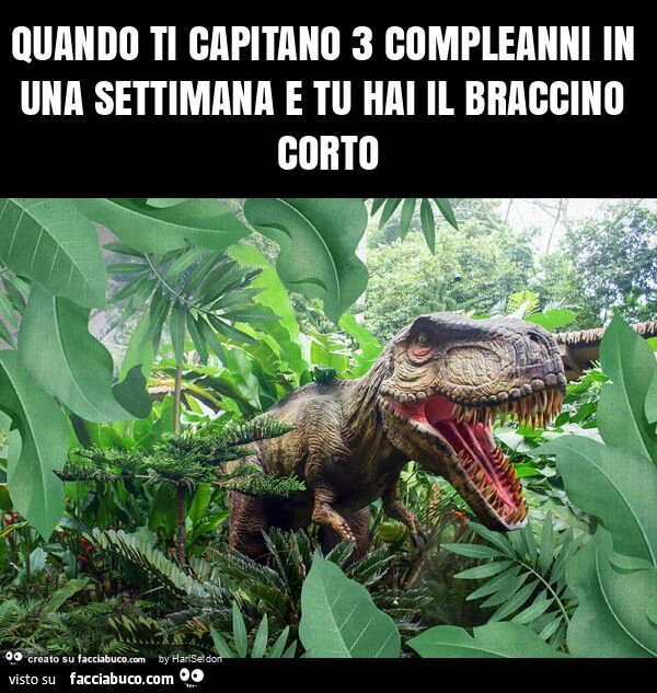 Quando ti capitano 3 compleanni in una settimana e tu hai il braccino corto