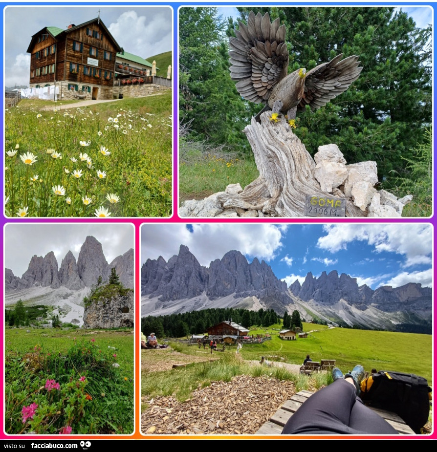 "Ognuno di noi ha una quota prediletta in montagna, un paesaggio che gli somiglia e dove si sente bene. " (Paolo Cognetti) alto adige val di funes
