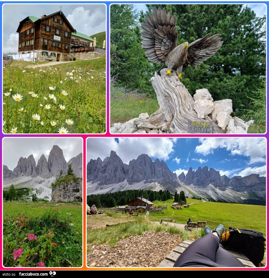 "Ognuno di noi ha una quota prediletta in montagna, un paesaggio che gli somiglia e dove si sente bene. " (Paolo Cognetti) alto adige val di funes