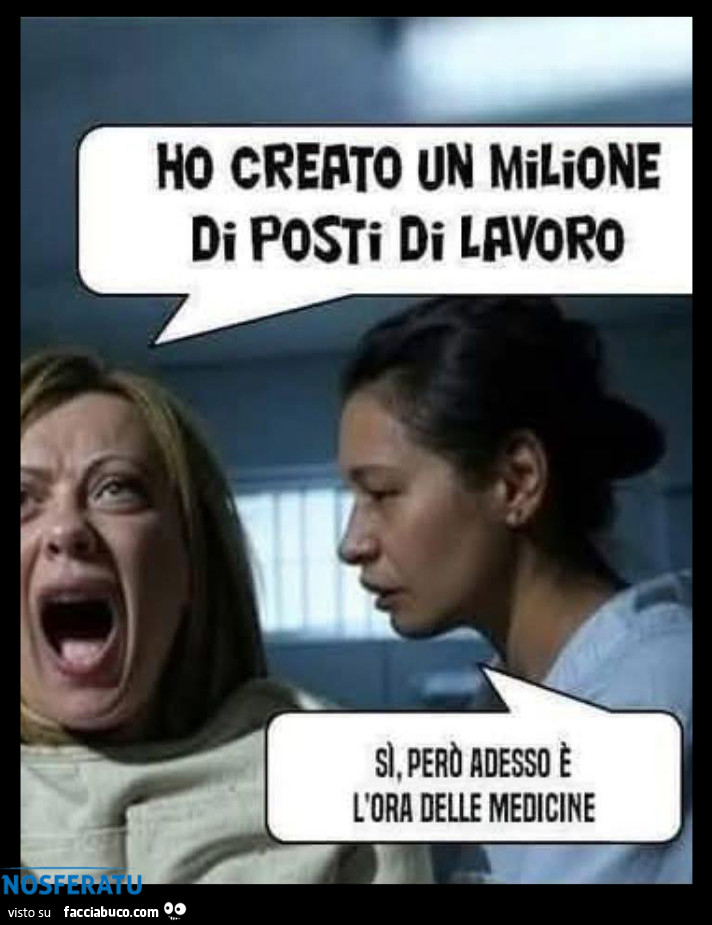 Ho creato un milione di posti di lavoro