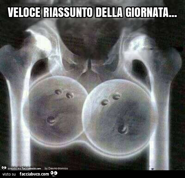 Veloce riassunto della giornata
