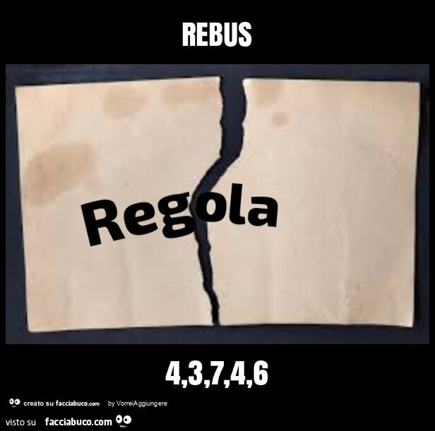 Rebus 4,3,7,4,6