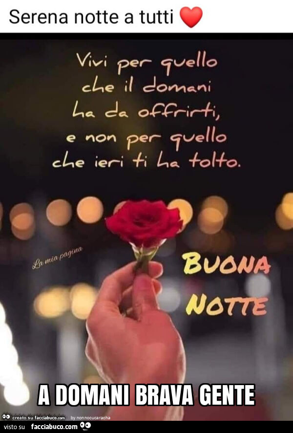 A domani brava gente