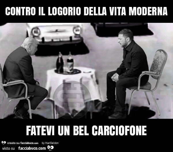 Contro il logorio della vita moderna fatevi un bel carciofone
